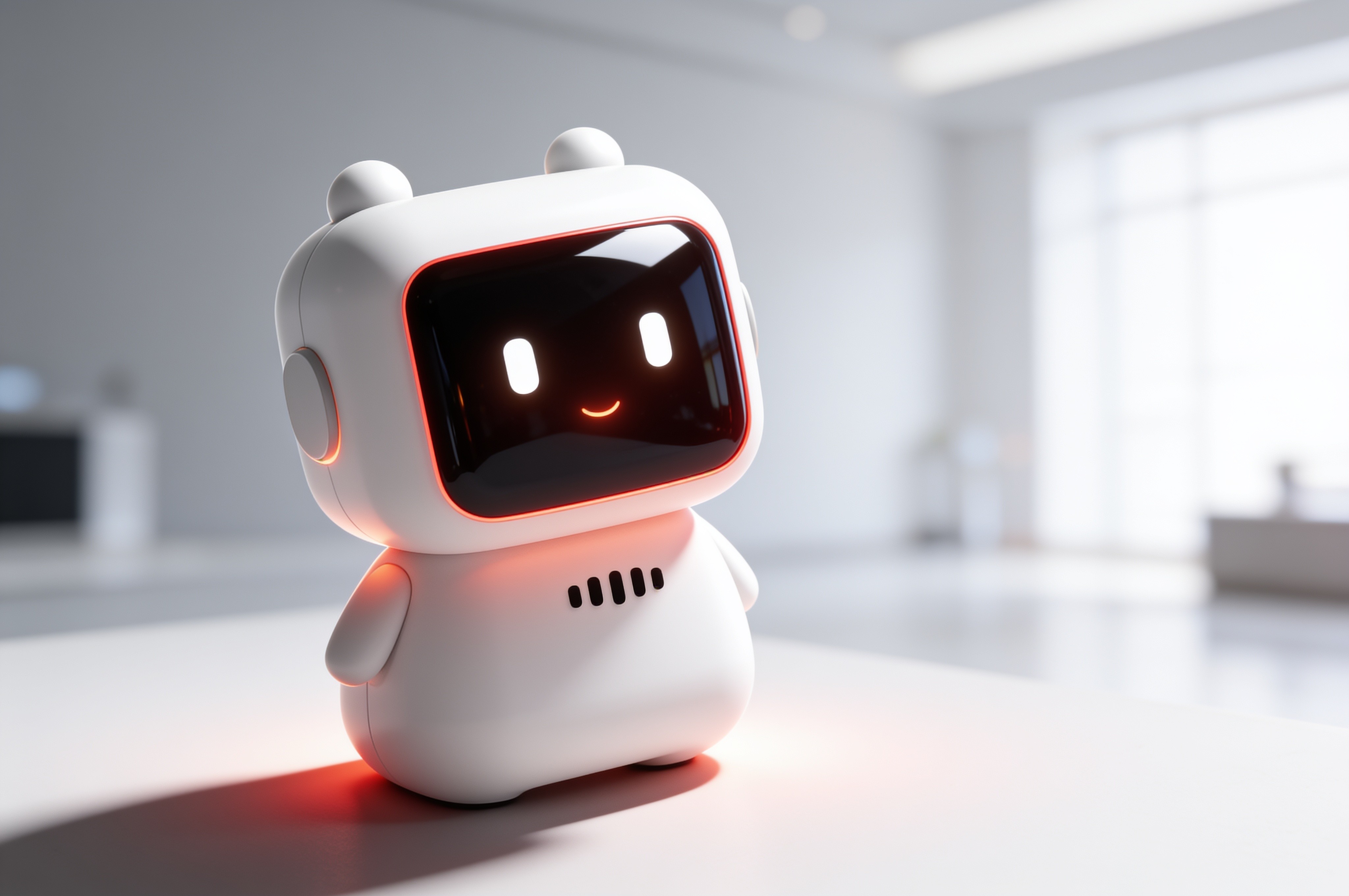 Front view of the Sonora home AI device