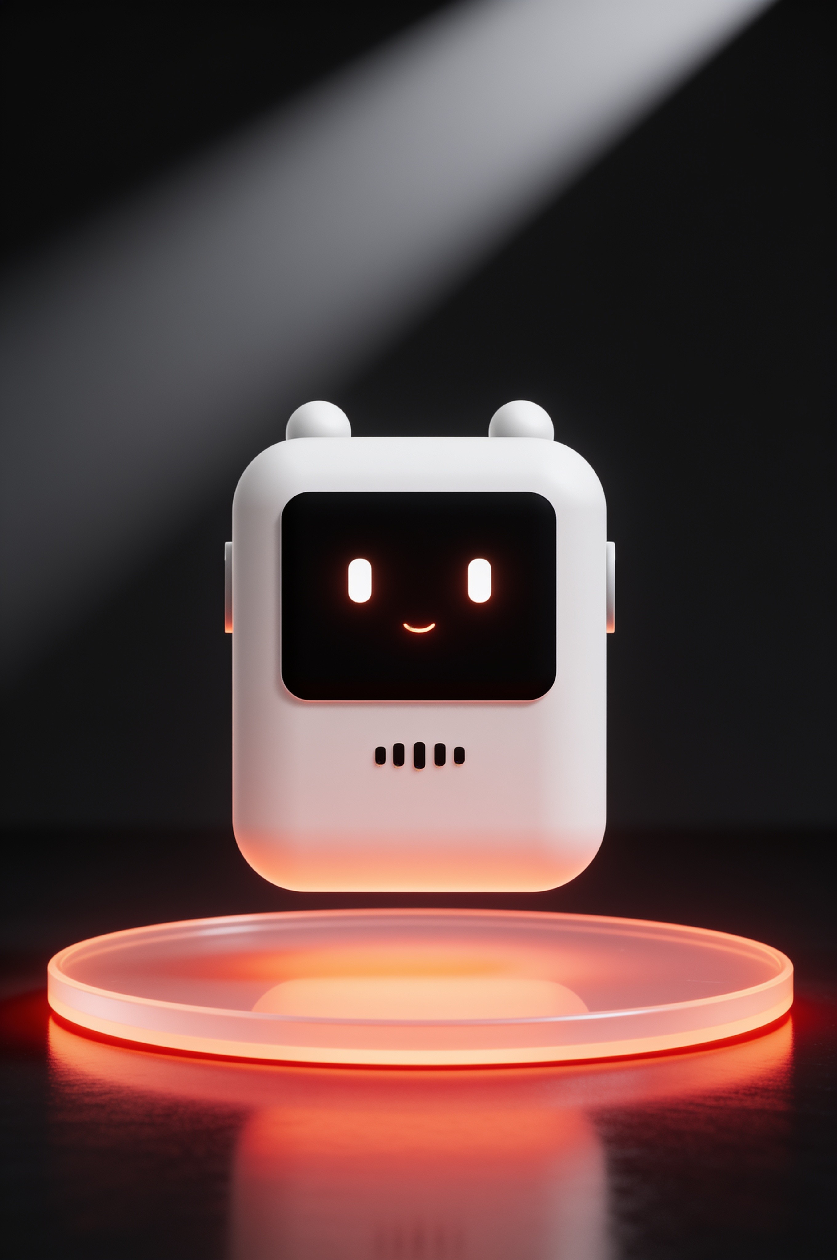 Front view of the Sonora home AI device